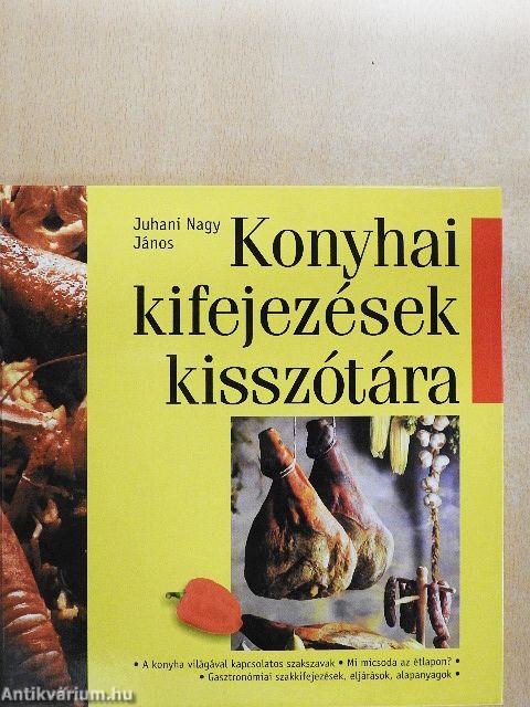 Konyhai kifejezések kisszótára