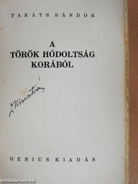 A török hódoltság korából