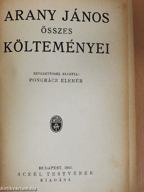 Arany János összes költeményei