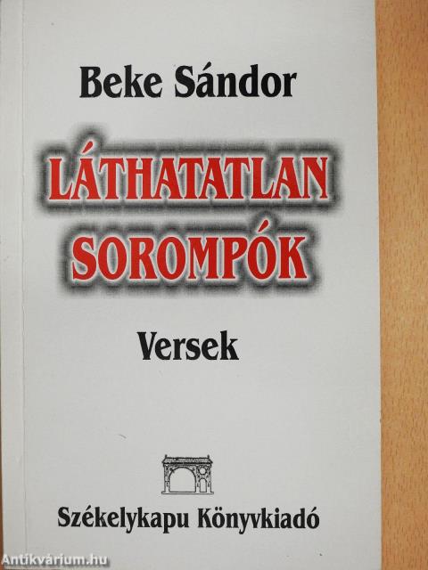 Láthatatlan sorompók (dedikált példány)