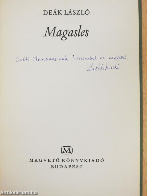 Magasles (dedikált példány)