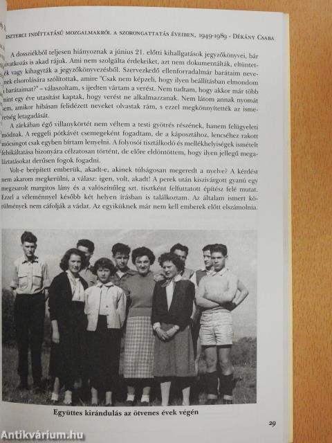 Ciszterci mozgalmakról 1949-1989 (dedikált példány)