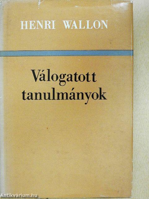 Válogatott tanulmányok