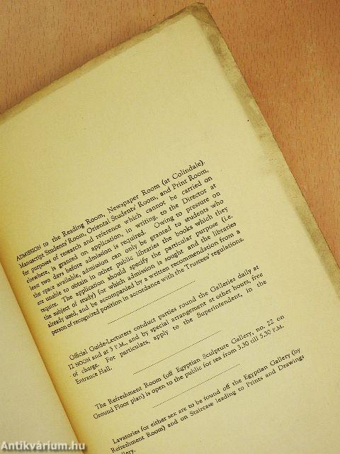 Summary Guide to the Exhibition Galleries of the British Museum