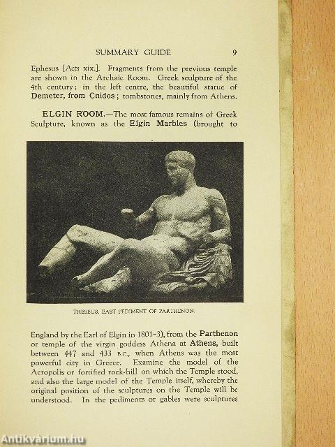 Summary Guide to the Exhibition Galleries of the British Museum