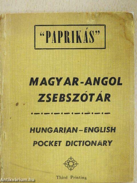 Magyar-angol zsebszótár