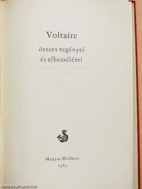 Voltaire összes regényei és elbeszélései