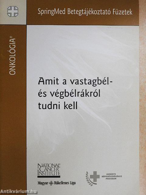Amit a vastagbél- és végbélrákról tudni kell