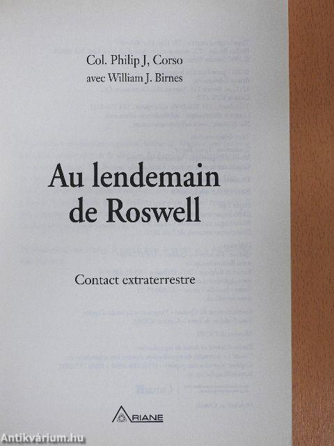 Au lendemain de Roswell