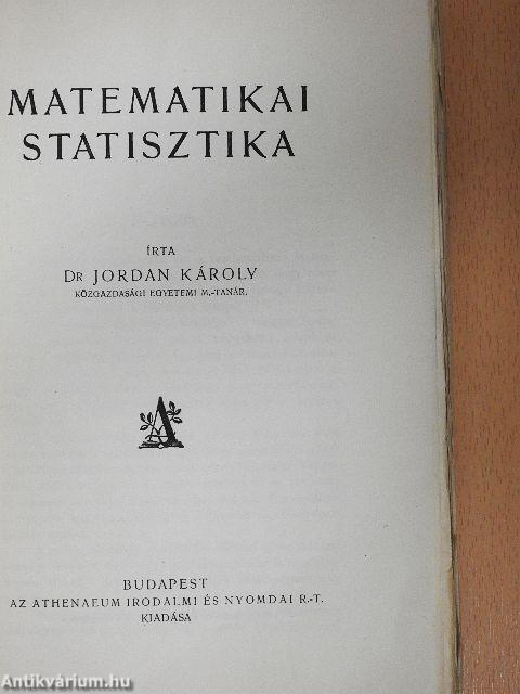 Matematikai statisztika