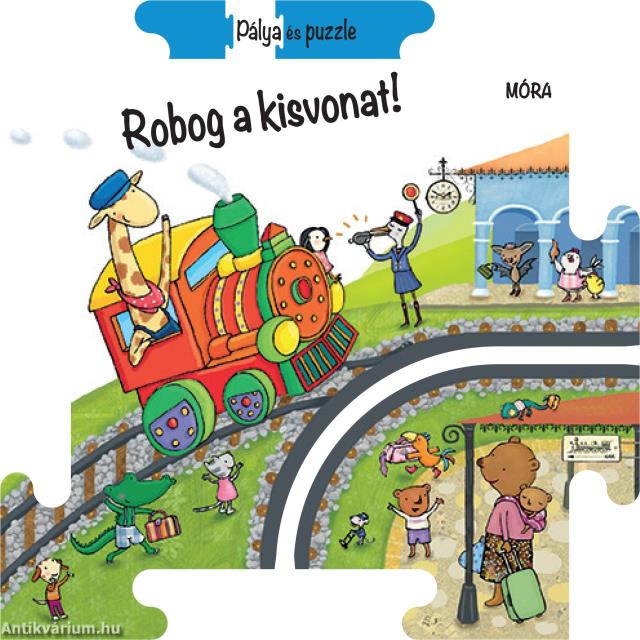 Puzzle és pálya - Robogj, kisvonat!