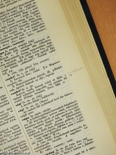 A magyar nyelv értelmező szótára I-VII.