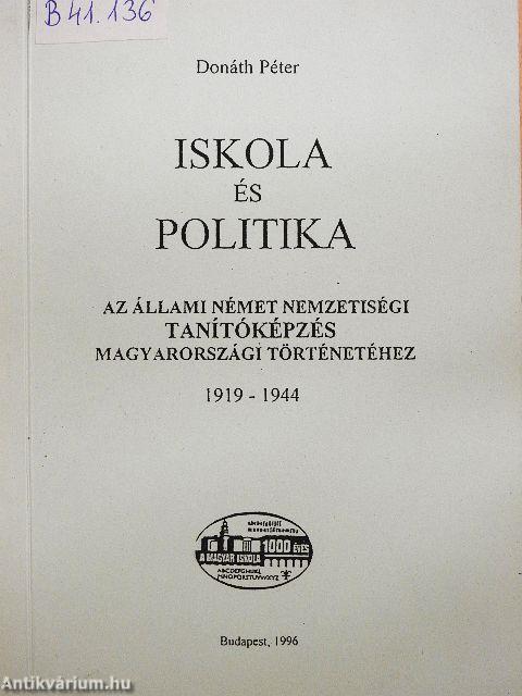 Iskola és politika