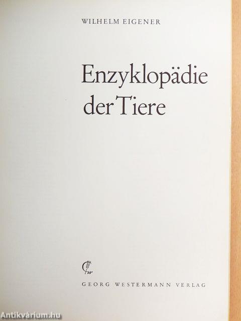 Enzyklopädie der Tiere 1-2.