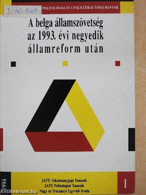 A belga államszövetség az 1993. évi negyedik államreform után