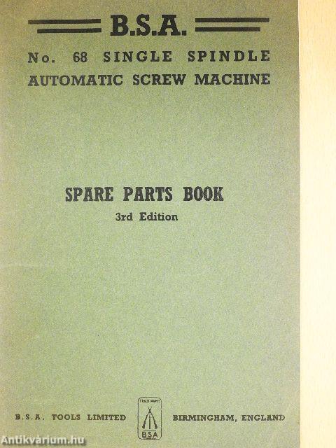 B. S. A. No. 68 single spindle automatic screw machine