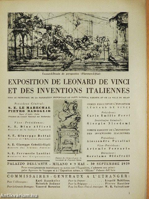 Exposition de Leonard de Vinci et des inventions italiennes