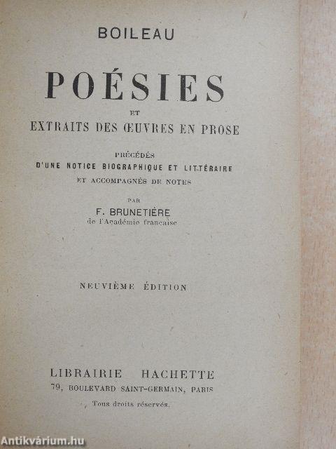 Poésies