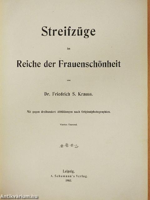 Streifzüge im Reiche der Frauenschönheit