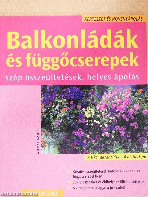 Balkonládák és függőcserepek