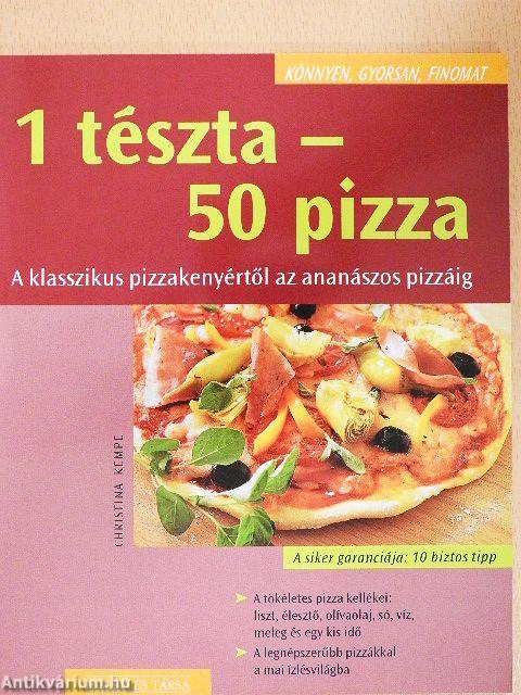 1 tészta - 50 pizza