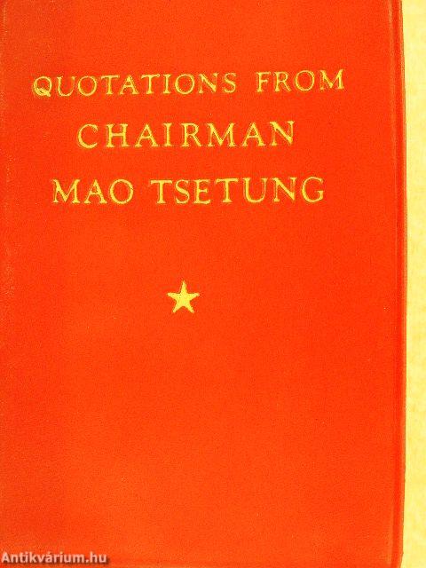 Quotations from Chairman Mao Tsetung