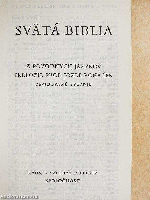 Svätá Biblia/Novy Zákon Násho Pána a Spasitel'a Jezisa Krista