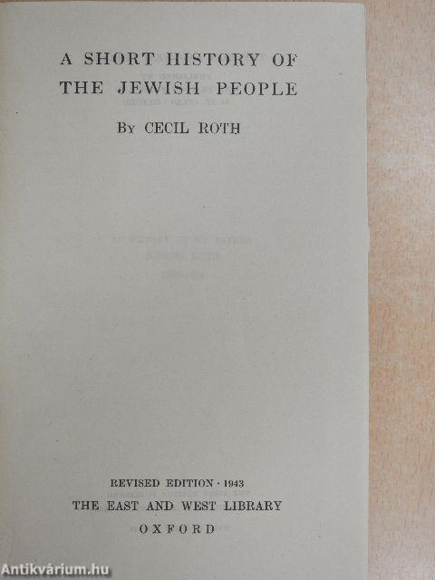 A Short History of the Jewish People