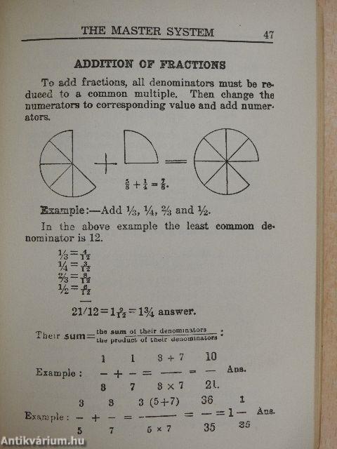 The Master System of Short Method