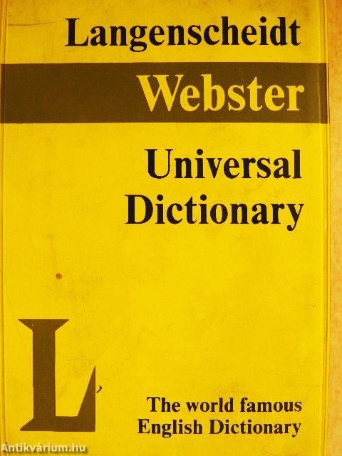 Langenscheidt Webster Universal Dictionary
