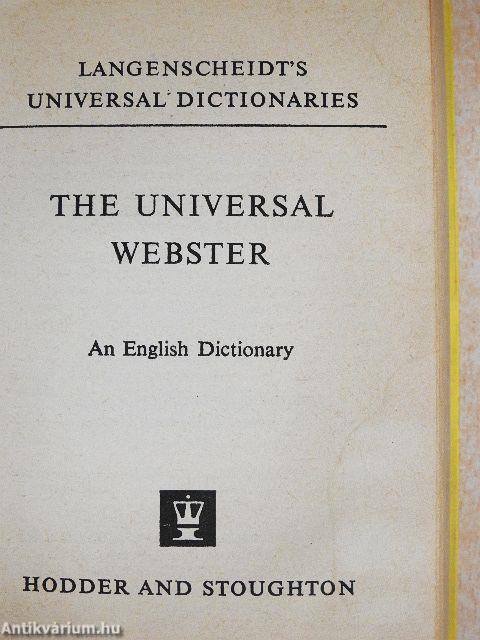 Langenscheidt Webster Universal Dictionary