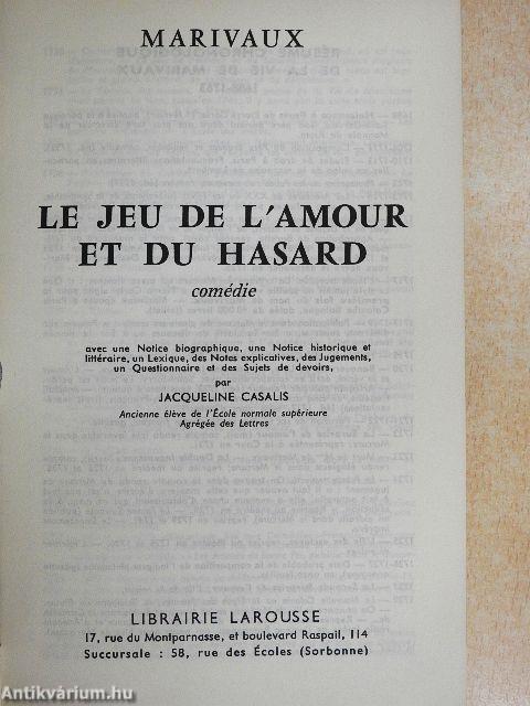 Le jeu de l'amour et du hasard