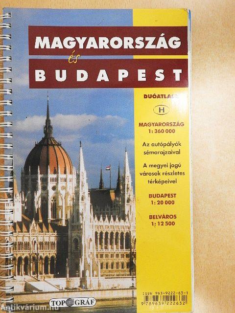 Magyarország és Budapest duóatlasz