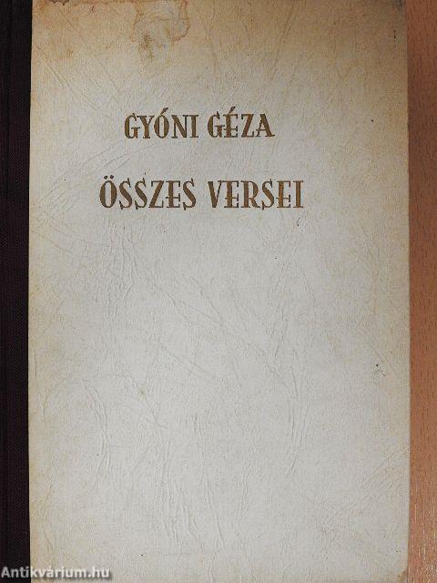Gyóni Géza összes versei