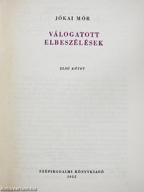 Válogatott elbeszélések I-III.