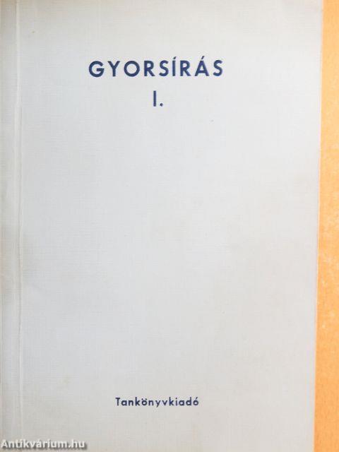 Gyorsírás I.