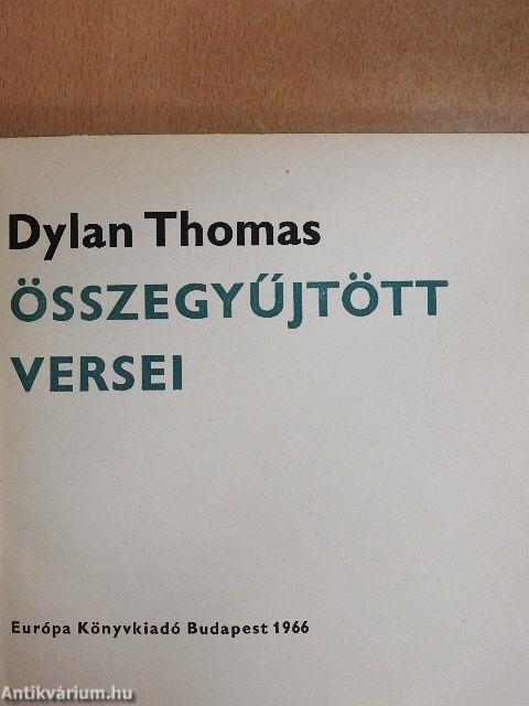 Dylan Thomas összegyűjtött versei