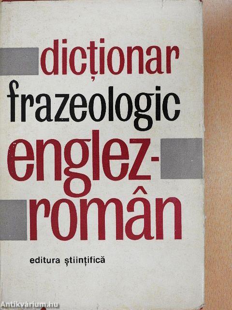 Dictionar frazeologic Englez-Roman