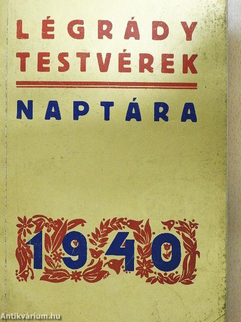 Légrády Testvérek naptára 1940