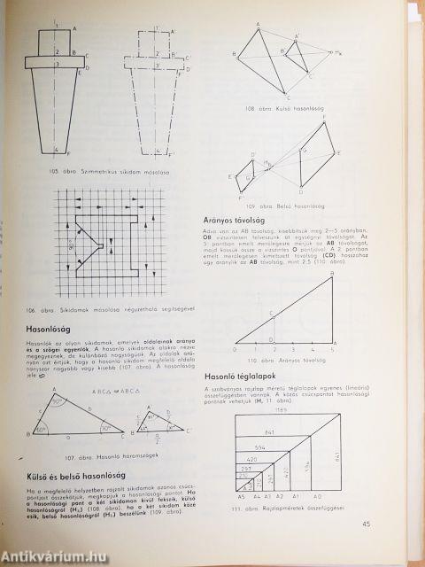 Építőipari szakrajz és rajzolvasási példatár