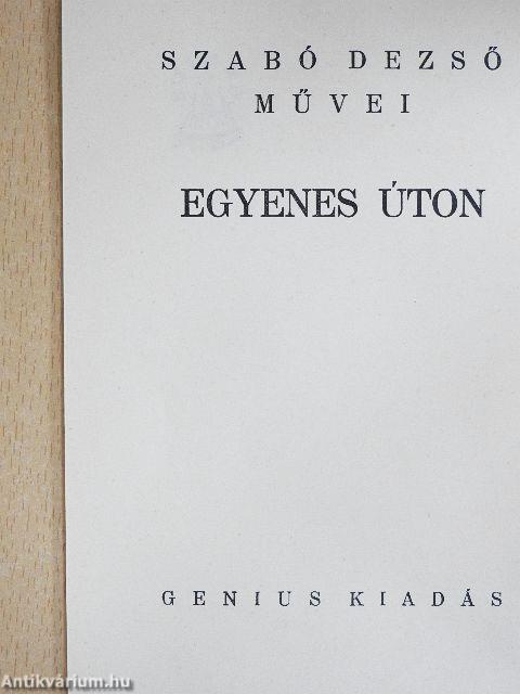 Egyenes úton