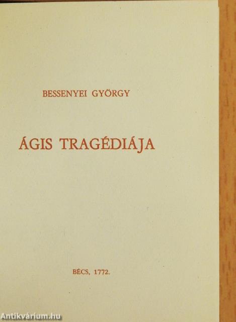 Ágis tragédiája (minikönyv)