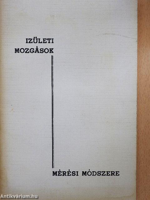 Izületi mozgások mérési módszere
