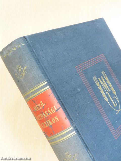Mezőgazdasági Lexikon 1-2.