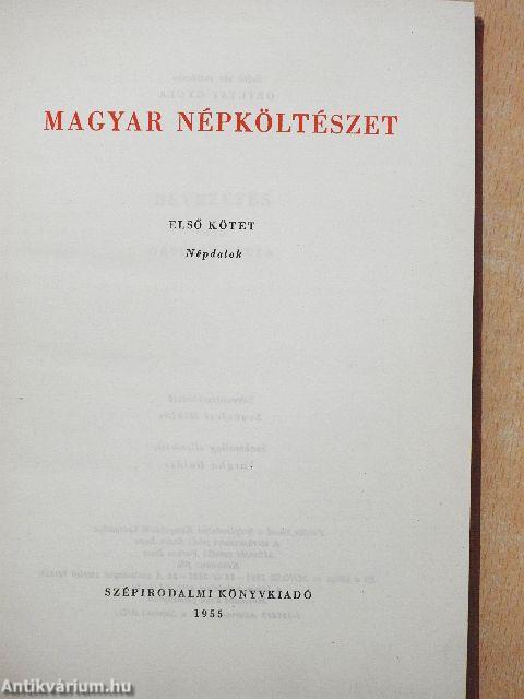 Magyar népköltészet I.