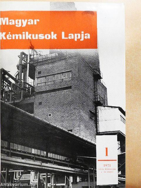 Magyar Kémikusok Lapja 1971. január-december