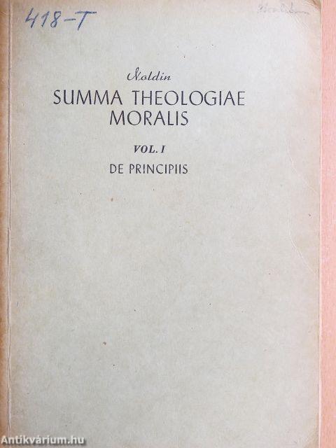 Summa Theologiae Moralis I.