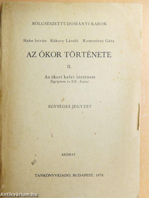 Az ókor története II. 