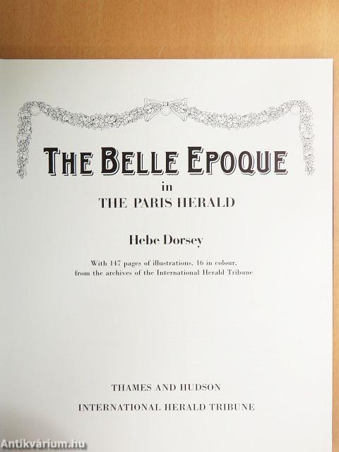 The Belle Epoque in the Paris Herald