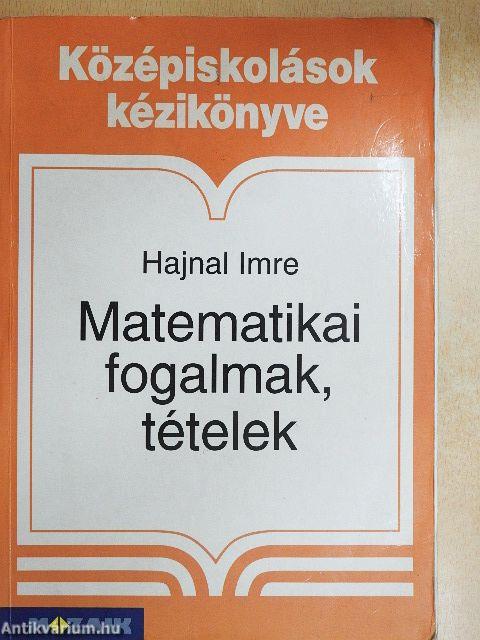 Matematikai fogalmak, tételek